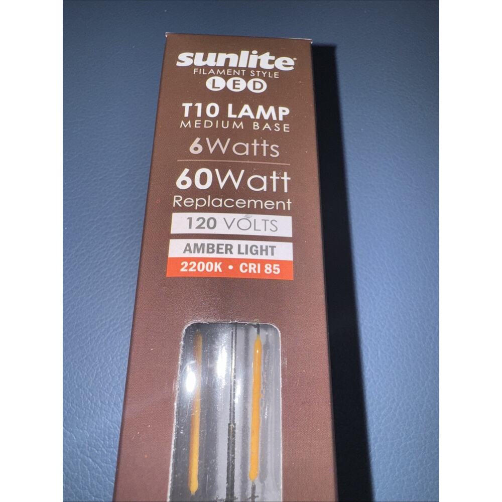 Sunlite LED 6watt T10 2200k Medium Base